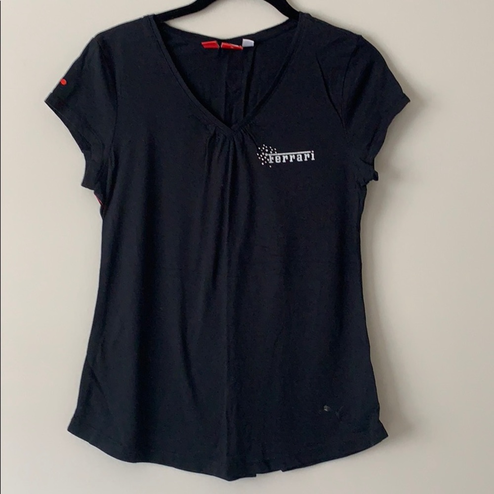 Puma Ferrari V Neck Tee